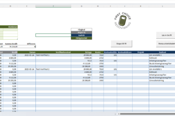 Excel till SIE